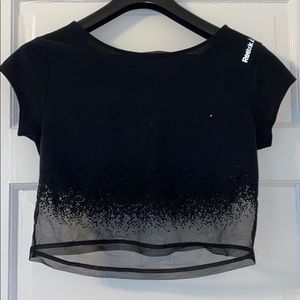 Reebok cropped workout top